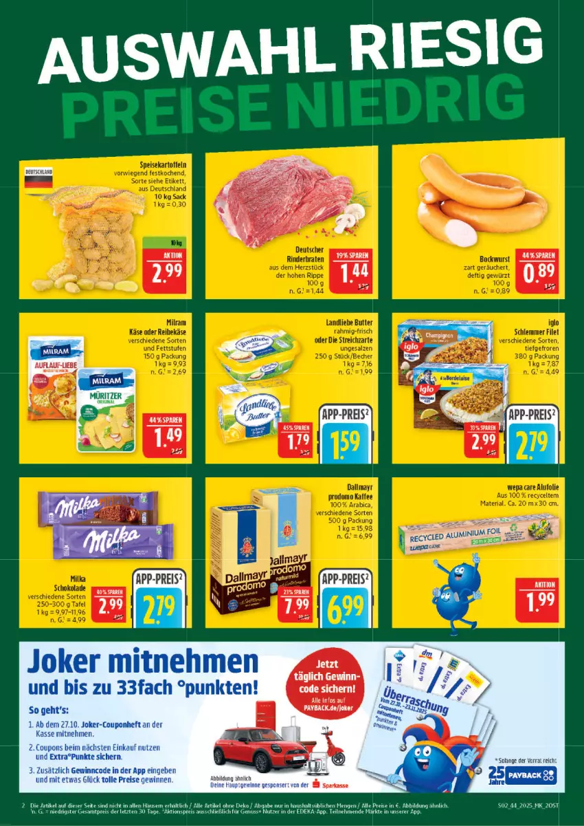 Aktueller Prospekt Marktkauf - Prospekt - von 26.10 bis 01.11.2025 - strona 2 - produkty: aktionspreis, deka, eis, gin, nuss, payback, reis, Ti, ZTE