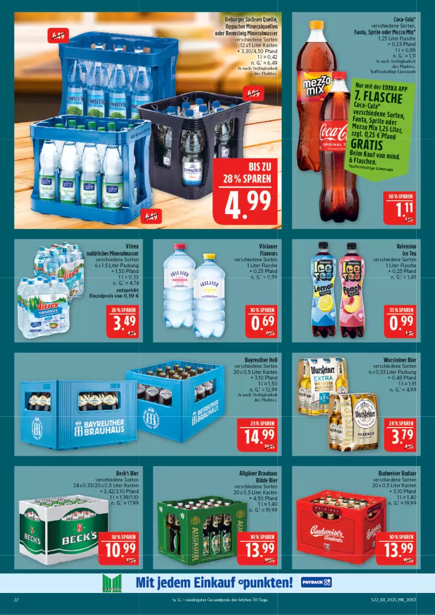 Aktueller Prospekt Marktkauf - Prospekt - von 26.10 bis 01.11.2025 - strona 22 - produkty: Alwa, burger, eis, elle, mineralwasser, reis, sac, wasser, ZTE