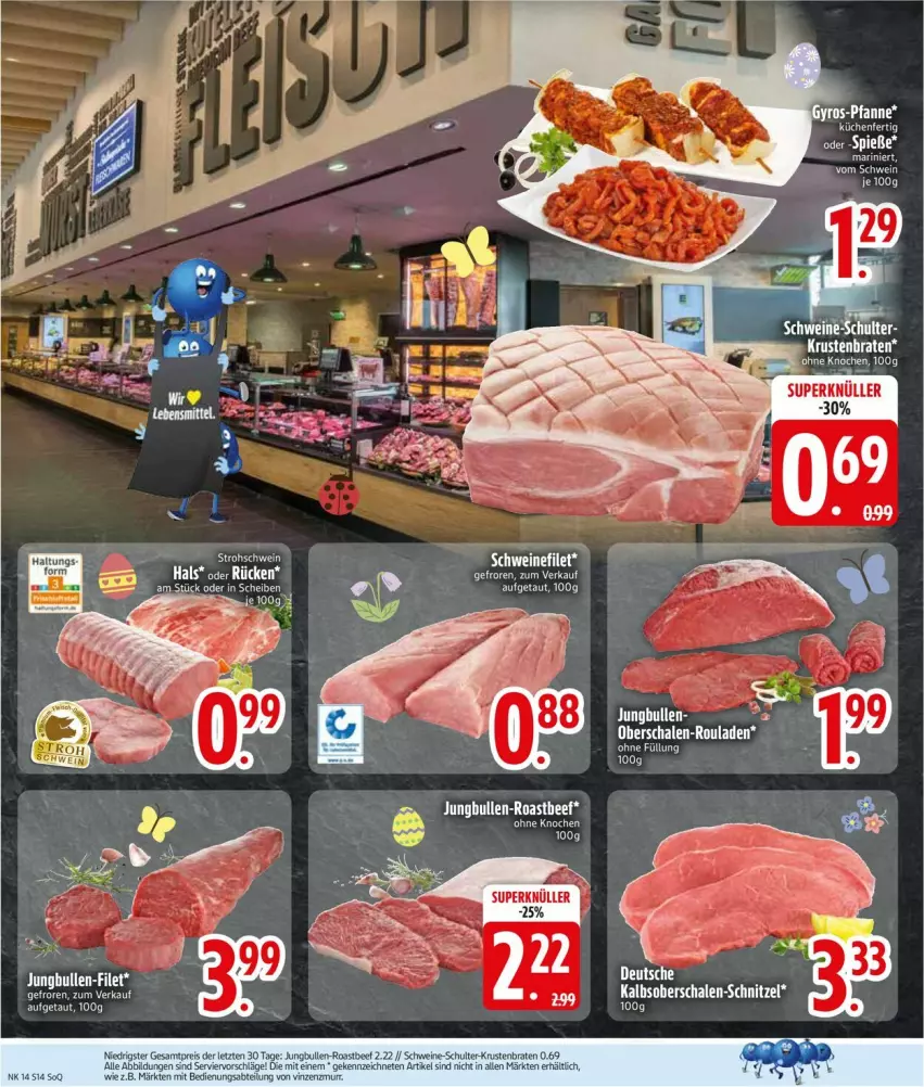 Aktueller Prospekt Edeka - Prospekte - von 30.03 bis 04.04.2026 - strona 16 - produkty: braten, eis, krustenbraten, pfanne, reis, schwein, schweine, tee, Ti, wein, weine, ZTE