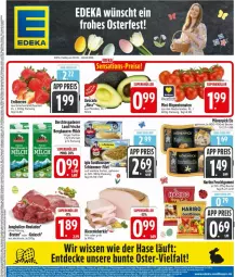Gazetka promocyjna Edeka - Prospekte - Gazetka - ważna od 04.04 do 04.04.2026 - strona 3 - produkty: auer, avocado, Bau, Bauer, Becher, beere, beeren, beutel, braten, decke, deka, eis, erdbeere, erdbeeren, filet, frucht, fruchtgummi, gulasch, haribo, iglo, jungbullen, leberkäs, milch, mini-rispentomaten, mövenpick, mövenpick eis, reis, rispentomaten, rouladen, schlemmer-filet, tee, Ti, tomate, tomaten