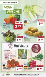 Gazetka promocyjna Combi - Prospekte - Gazetka - ważna od 25.05 do 25.05.2024 - strona 2 - produkty: eis, Frühkartoffeln, kartoffel, kartoffeln, Lauchzwiebel, lauchzwiebeln, lebensmittel, obst, Obst und Gemüse, orange, paprika, radieschen, reis, rispentomaten, salat, Schal, Schale, speisefrühkartoffeln, Ti, tomate, tomaten, und gemüse, ZTE, zwiebel, zwiebeln