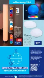 Gazetka promocyjna AldiSud - ALDI Aktuell - Gazetka - ważna od 30.04 do 30.04.2022 - strona 26 - produkty: akku, aldi, alle artikel ohne dekoration, dekoration, dell, eis, elle, fernbedienung, gin, Kugel, led-licht, Mode, Ti, wasser, würfel, ZTE