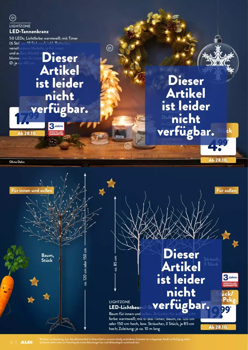 Aktueller Prospekt Aldi Nord - Aldi-Weihnachten-Deko - von 21.10 bis 24.12.2021 - strona 12