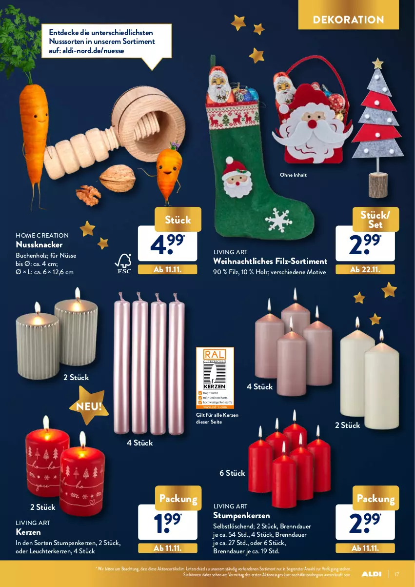 Aktueller Prospekt Aldi Nord - Aldi-Weihnachten-Deko - von 21.10 bis 24.12.2021 - strona 17