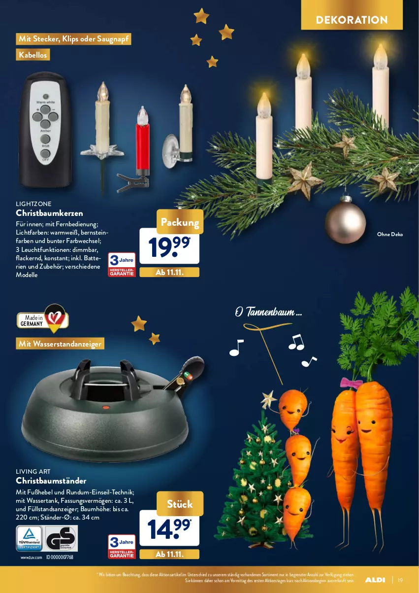 Aktueller Prospekt Aldi Nord - Aldi-Weihnachten-Deko - von 21.10 bis 24.12.2021 - strona 19