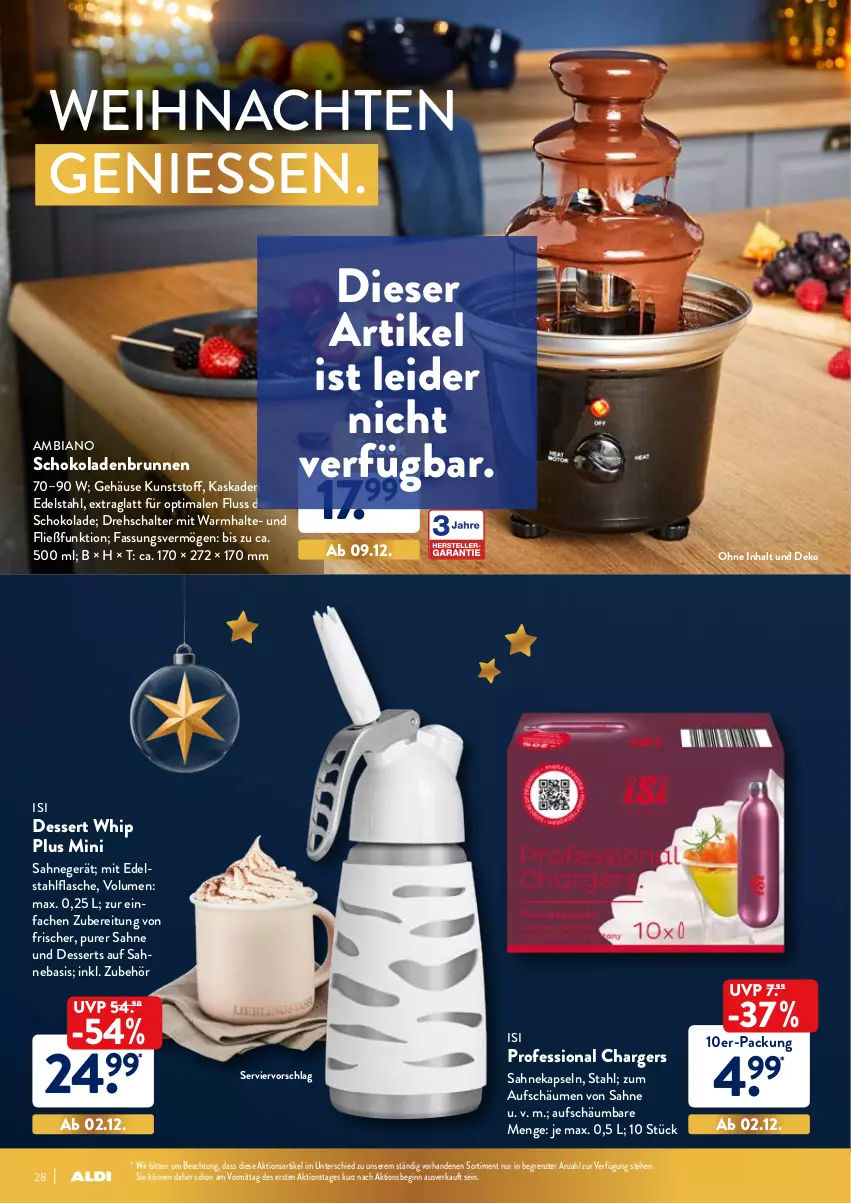 Aktueller Prospekt Aldi Nord - Aldi-Weihnachten-Deko - von 21.10 bis 24.12.2021 - strona 28