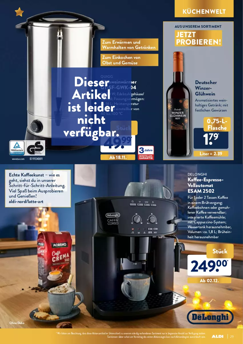 Aktueller Prospekt Aldi Nord - Aldi-Weihnachten-Deko - von 21.10 bis 24.12.2021 - strona 29