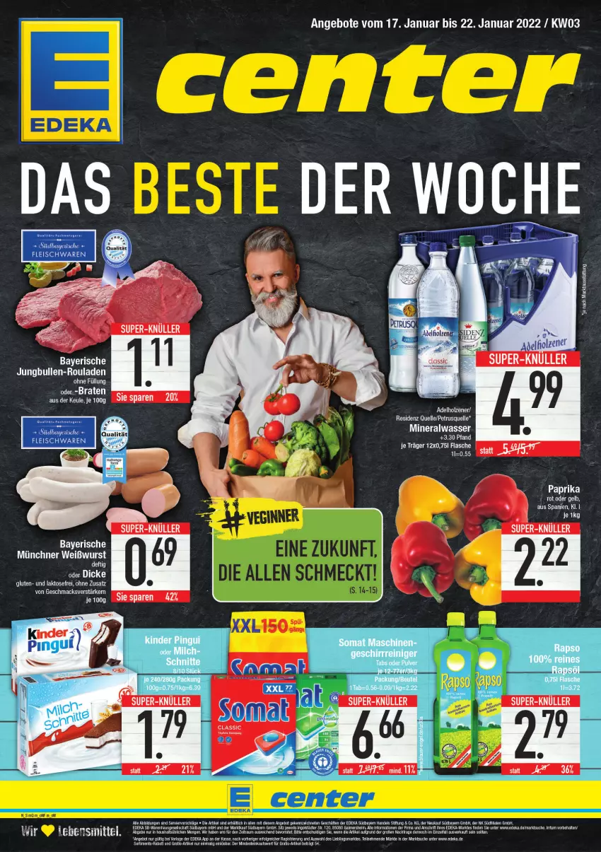 Aktueller Prospekt E Center - Angebote der Woche - von 17.01 bis 22.01.2022 - strona 1 - produkty: Ti