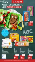 Gazetka promocyjna Aldi Nord - Aldi-Aktuell - Gazetka - ważna od 13.08 do 13.08.2022 - strona 26 - produkty: apfel, apfelmus, brot, ferdi fuchs, frucht, gin, Mini-Würstchen, obst, Obst und Gemüse, snack, Tasche, taschen, taschentücher, Taschentücherbox, Ti, tücher, Tüte, und gemüse, würstchen, ZTE