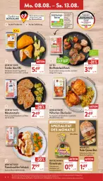 Gazetka promocyjna Aldi Nord - Aldi-Aktuell - Gazetka - ważna od 13.08 do 13.08.2022 - strona 6 - produkty: aus der tiefkühlung, bio, blume, blumen, braten, brot, brustfilet, butter, cordon bleu, eis, emmentaler, filet, fleisch, geback, gewürz, gin, grill, hackfleisch, hafer, kochschinken, korn, Kornbrot, kräuter, kräuterbutter, küche, Küchen, lachs, minutensteaks, Ofen, pute, putenbrust, putenbrustfilet, quinoa, rind, rinder, rinderhackfleisch, rwe, Schal, Schale, schinken, schwein, schweine, Schweinelachs, sonnenblume, sonnenblumen, Sonnenblumenkerne, sonnenblumenkernen, Spezi, steak, steaks, Ti, tisch, trolli, wein, weine, ZTE