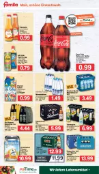 Gazetka promocyjna Famila - Prospekte - Gazetka - ważna od 25.06 do 25.06.2022 - strona 18 - produkty: Alwa, coca-cola, cola, drink, eis, eistee, elle, fanta, fanta oder, fanta oder sprite, flasche, krombache, krombacher, lebensmittel, mais, mineralwasser, natur, oder sprite, pfanne, Pfanner, pils, pilsener, reis, schweppes, sprite, tee, Ti, valensina, veltins, wasser