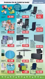 Gazetka promocyjna Famila - Prospekte - Gazetka - ważna od 25.06 do 25.06.2022 - strona 31 - produkty: arla, campingstuhl, Campingtisch, decke, eis, Garten, Holz, kissen, Klappliege, klappstuhl, Kugel, Lampe, LG, Liege, ndk, reis, schirmständer, sekt, Sitzauflage, sitzkissen, solarlampe, sonnenschirm, stuhl, Stühl, Ti, tisch, Windschutz