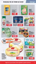 Gazetka promocyjna Famila - Prospekte - Gazetka - ważna od 25.06 do 25.06.2022 - strona 9 - produkty: Becher, bresso, burger, creme, decke, dell, feta, frischkäse, Geflügel, géramont, grill, houdek, kabanos, Käse, käsescheiben, kerrygold, kühlregal, leberwurst, mortadella, regal, rügenwalder, schinken, snack, Ti, weichkäse, wiesenhof, würfel, wurst, ziegenkäse