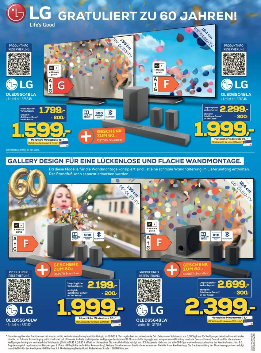 Aktueller Prospekt Euronics - Prospekte - von 05.08 bis 31.08.2024 - strona 7 - produkty: consors finanz, dell, eimer, eis, elle, erde, leds, LG, mastercard, Mode, reis, rum, soundbar, Ti, wandhalterung