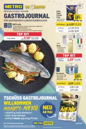 Gazetka promocyjna Metro - GastroJournal - Gazetka - ważna od 09.04 do 09.04.2025 - strona 1 - produkty: aqua, auer, beutel, bree, Brennpaste, chardonnay, eis, elle, fisch, fischtheke, flasche, fleisch, forelle, frucht, getränk, getränke, Metro, Palette, Rauch, rel, Schal, Schale, Ti