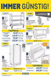 Gazetka promocyjna Metro - GastroJournal - Gazetka - ważna od 09.04 do 09.04.2025 - strona 25 - produkty: Alwa, auto, Behälter, beleuchtung, Brei, decke, Deckel, dell, edelstahl, eis, elle, garnitur, gefrierschrank, Glastür, Kehrgarnitur, kühlschrank, laufräder, Mode, regal, reis, Ria, rum, Schrank, Spektrum, Sport, teller, Ti, tiefpreis, tisch, Transportwagen