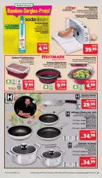 Gazetka promocyjna Marktkauf - Prospekt - Gazetka - ważna od 04.05 do 04.05.2024 - strona 33 - produkty: backofen, decke, Deckel, edelstahl, Edelstahl-Pfanne, elle, Germ, Glasdeckel, Kochtopf, leine, mac, messer, Ofen, pfanne, Ria, schrauben, schüssel, Soda, sodastream, Sprudel, Ti, topf, wasser, wok