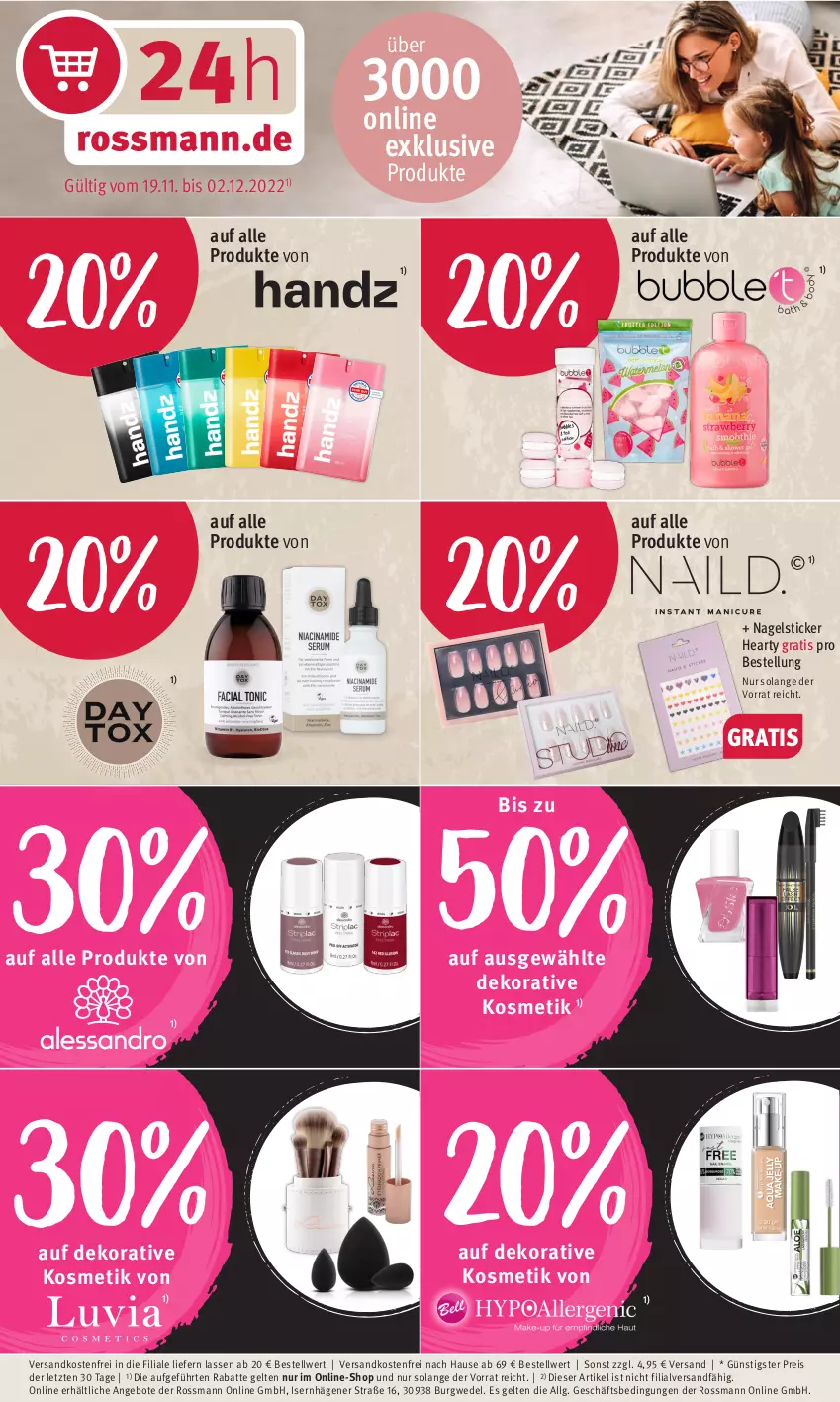 Aktueller Prospekt Rossmann - Prospekte - von 21.11 bis 25.11.2022 - strona 18 - produkty: angebot, angebote, eis, kosmetik, LG, ndk, reis, Ti, versandkostenfrei, wedel, ZTE