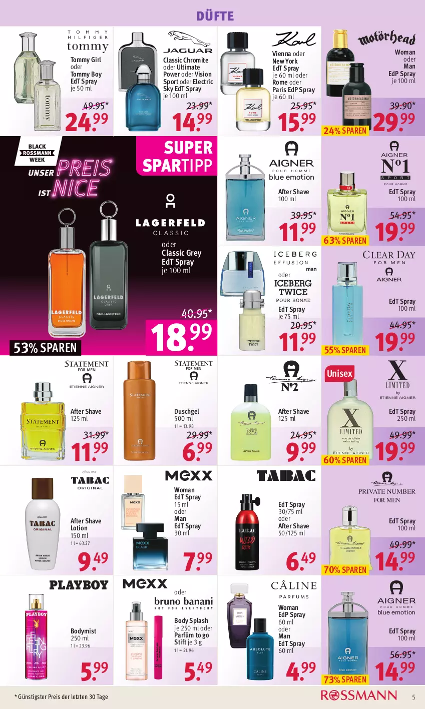 Aktueller Prospekt Rossmann - Prospekte - von 21.11 bis 25.11.2022 - strona 5 - produkty: after shave, body, duschgel, edp spray, edt spray, eis, Lotion, reis, spartipp, Sport, Ti, Yo, ZTE