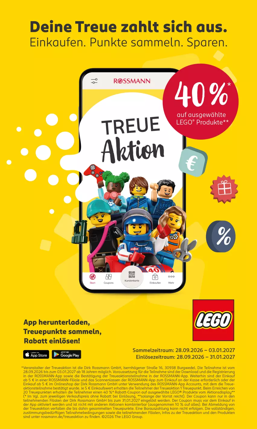 Aktueller Prospekt Rossmann - Prospekte - von 26.10 bis 30.10.2026 - strona 7 - produkty: ACC, coupon, eis, erde, LEGO®, LG, rabatt-coupon, reis, rwe, Ti, wedel