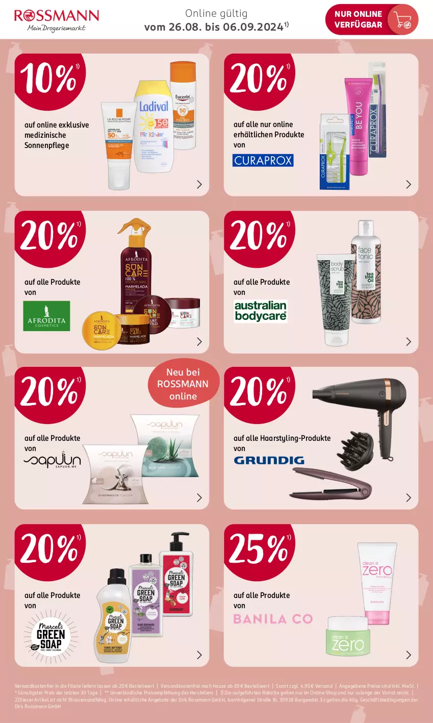 Aktueller Prospekt Rossmann - Prospekte - von 26.08 bis 06.09.2024 - strona 2 - produkty: angebot, angebote, eis, elle, LG, ndk, reis, teller, Ti, versandkostenfrei, wedel, ZTE