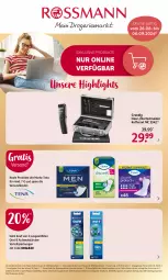 Gazetka promocyjna Rossmann - Prospekte - Gazetka - ważna od 06.09 do 06.09.2024 - strona 1 - produkty: angebot, angebote, aufsteckbürsten, bartschneider, bürste, bürsten, eis, elle, grundig, koffer, LG, ndk, oral-b, oralb, reis, teller, Ti, versandkostenfrei, wedel, ZTE