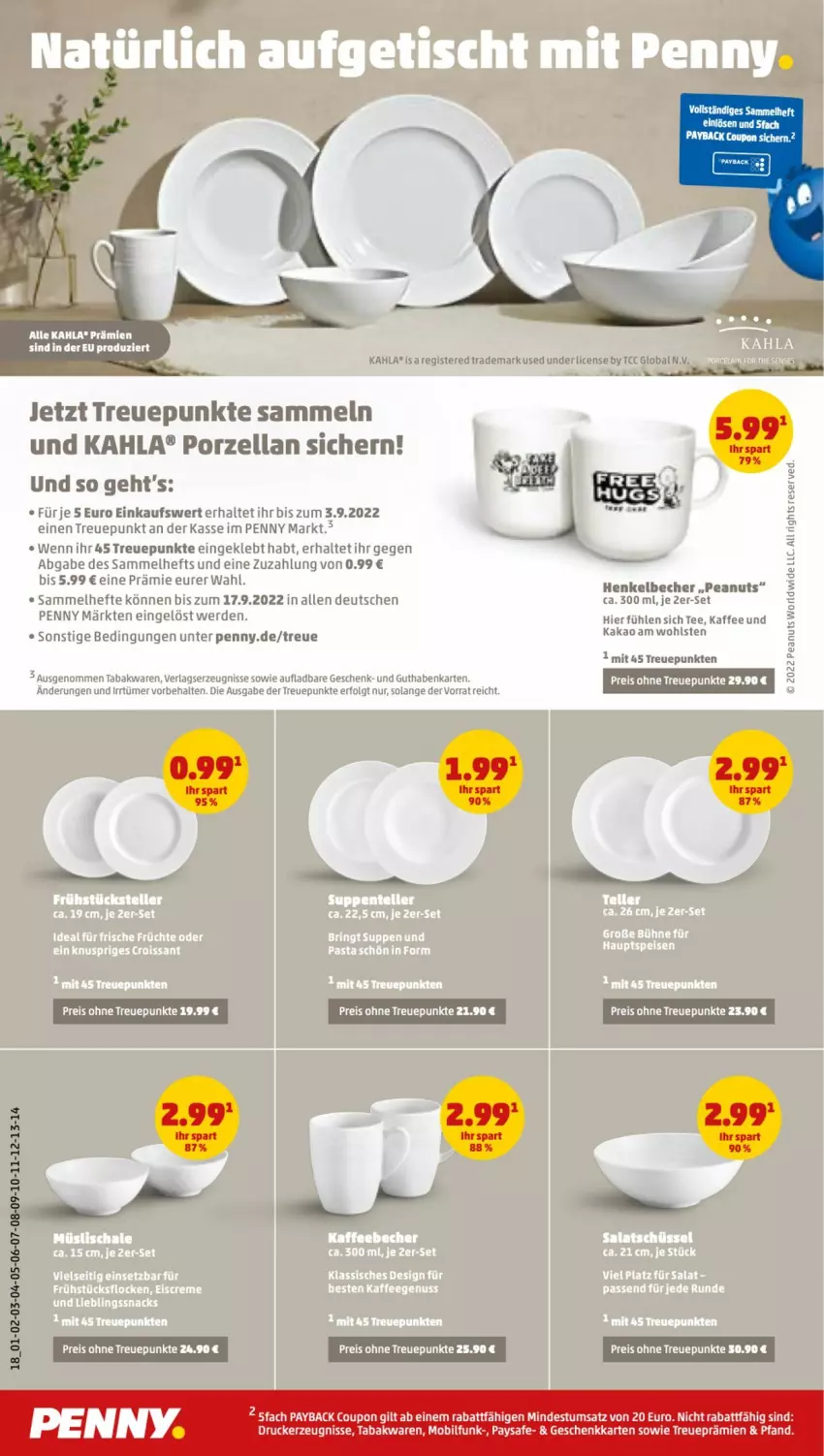 Aktueller Prospekt Penny - Prospekte - von 06.06 bis 11.06.2022 - strona 18 - produkty: Becher, coupon, drucker, eis, erde, guthabenkarte, Hefte, henkel, Henkelbecher, kaffee, kerze, LG, payback, reis, tee, Ti