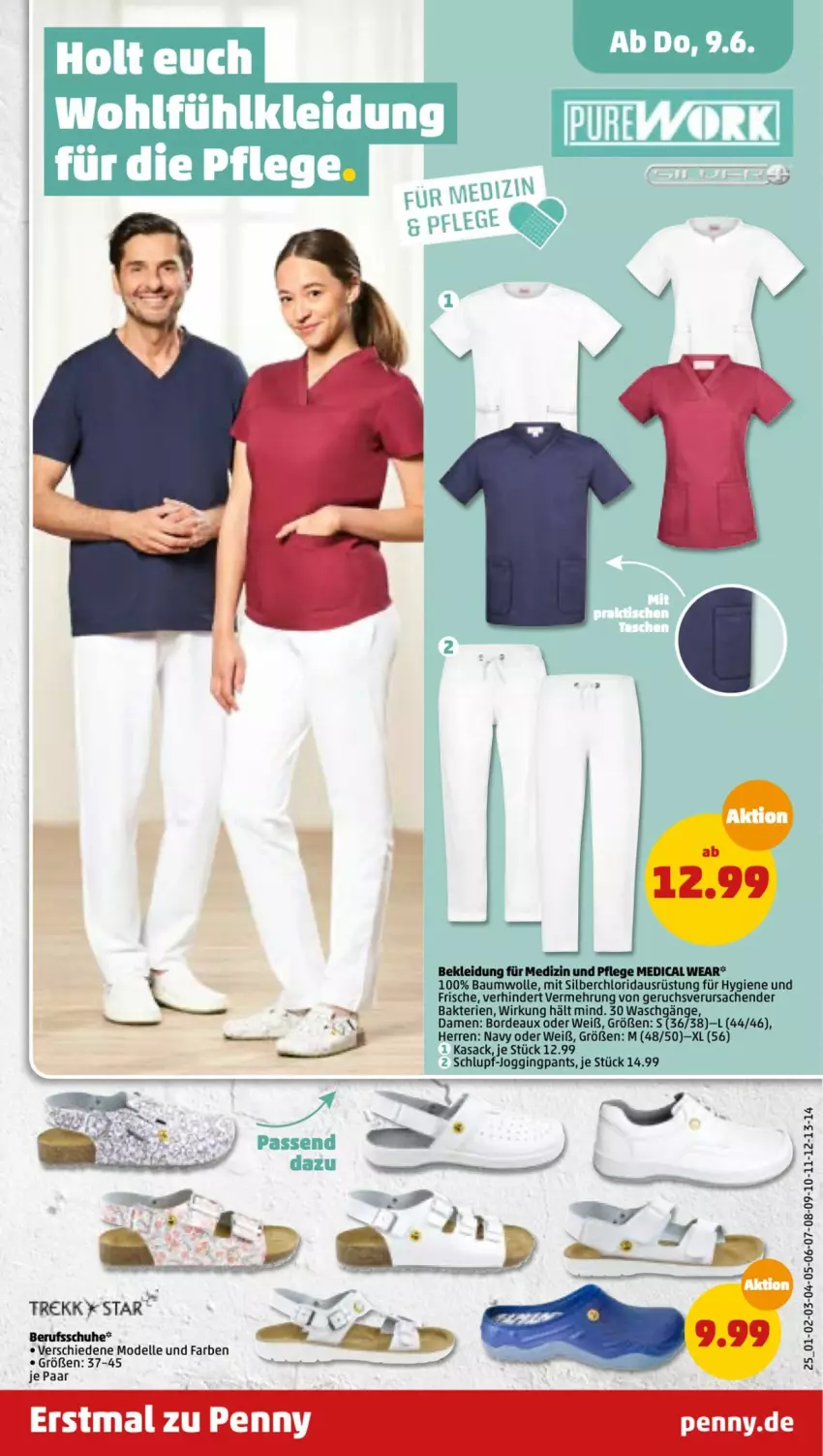 Aktueller Prospekt Penny - Prospekte - von 06.06 bis 11.06.2022 - strona 25 - produkty: Bau, baumwolle, dell, elle, gin, kleid, Kleidung, Mode, Pants, sac, schuhe, wolle