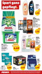 Gazetka promocyjna Penny - Prospekte - Gazetka - ważna od 11.06 do 11.06.2022 - strona 16 - produkty: ariel, beutel, deo, deodorant, Desinfektion, duschdas, duschgel, feuchtigkeitspflege, flasche, flüssigseife, lachs, loreal, Pods, purina, Rauch, rwe, sagrotan, Schal, Schale, Seife, sheba, Ti, vollwaschmittel, waschmittel