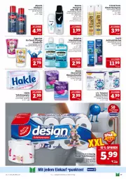 Gazetka promocyjna Marktkauf - Prospekt - Gazetka - ważna od 29.03 do 29.03.2025 - strona 27 - produkty: alpecin, Alwa, Always, aufsteckbürsten, bürste, bürsten, cin, deo, deospray, Discreet, eis, elnett, flasche, haarspray, hakle, Handseife, listerine, mint, mundspülung, O.b., oral-b, papier, reis, rexona, roll-on, Roller, sagrotan, Seife, shampoo, spülung, Tampon, tampons, Ti, toilettenpapier, ZTE