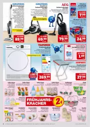 Gazetka promocyjna Marktkauf - Prospekt - Gazetka - ważna od 29.03 do 29.03.2025 - strona 32 - produkty: aeg, akku, bambus, Behälter, beutel, bodenstaubsauger, bodenwischer, bügel, bürste, dessert, Dessertteller, edelstahl, eier, eimer, eis, Elektro, elle, grundig, Holz, hygienefilter, korb, kracher, kraft, leimer, mikrofaser, müsli, Müslischale, Organza, Pinsel, rama, reiniger, reis, Schal, Schale, siena, staubsauger, Tasche, telefunken, Teleskop, teller, Ti, Trockner, wasser, windlicht