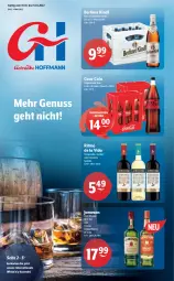 Gazetka promocyjna Getraenke Hoffmann - Prospekte - Gazetka - ważna od 15.10 do 15.10.2022 - strona 1 - produkty: berliner, berliner kindl, bier, coca-cola, cola, decke, erde, gin, irish whiskey, jameson, nuss, orange, tempranillo, Ti, whiskey