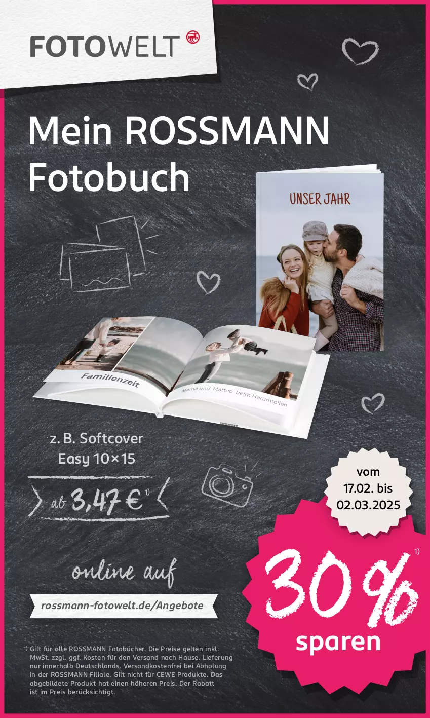 Aktueller Prospekt Rossmann - Prospekte - von 31.01 bis 06.04.2025 - strona 21 - produkty: angebot, angebote, buch, cewe, eis, Fotobuch, ndk, reis, Ti, versandkostenfrei