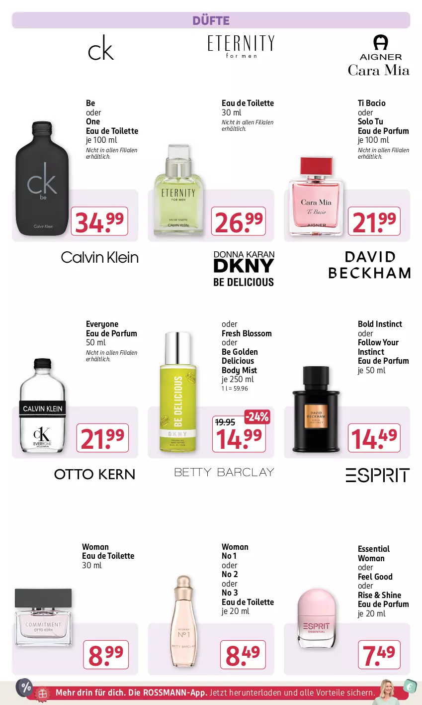 Aktueller Prospekt Rossmann - Prospekte - von 31.01 bis 06.04.2025 - strona 4 - produkty: body, calvin klein, Eau de parfum, eau de parfum 50 ml, eau de toilette, eau de toilette 30 ml, parfum, Ti, Yo