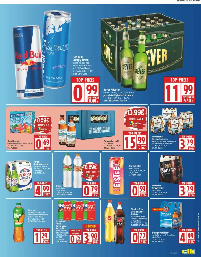 Aktueller Prospekt Edeka - Prospekte - von 23.06 bis 28.06.2025 - strona 13 - produkty: eis, ente, reis, top-preis