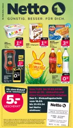 Gazetka promocyjna Netto - Woche 11 - Gazetka - ważna od 16.03 do 16.03.2024 - strona 1 - produkty: beko, coca-cola, cola, eis, fanta, fanta oder, fanta oder sprite, filet, gutschein, gutscheine, iglo, ketchup, Kinder, kinder bueno, lätta, LG, margarine, oder sprite, reis, riegel, schlemmerfilet, sprite, Ti, tomato ketchup