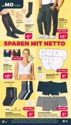 Gazetka promocyjna Netto - Woche 11 - Gazetka - ważna od 16.03 do 16.03.2024 - strona 18 - produkty: auer, Bau, baumwolle, body, eis, Elan, gin, hose, hosen, Jogginghose, Jogginghosen, reis, shorts, slip, slips, socken, strümpfe, Ti, wolle, ZTE