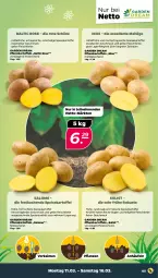 Gazetka promocyjna Netto - Woche 11 - Gazetka - ważna od 16.03 do 16.03.2024 - strona 5 - produkty: eis, elle, ente, fleisch, kartoffel, kartoffeln, LG, mac, mehl, pflanze, pflanzen, Pflanzkartoffeln, Schal, Ti