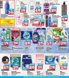 Gazetka promocyjna Hit - Wochenprospekt - Gazetka - ważna od 09.08 do 09.08.2025 - strona 14 - produkty: ariel, ariel waschmittel, Beba, binden, bio, biozidprodukte, calgon, camelia, Cap, catsan, coupon, coupons, creme, dove, dusche, duschgel, eier, eis, flasche, flüssigseife, folgemilch, geschirr, geschirrspülmittel, gin, haarspray, haushaltstücher, katzenfutter, Katzenstreu, Kuschelweich, Labello, lack, LG, listerine, Lotion, milch, mundspülung, nivea, nivea sun, oder schaumfestiger, Pods, purina, Rauch, reis, rwe, sagrotan, Schal, Schale, schaumfestiger, sebamed, Seife, sensodyne, shampoo, somat, sonnenmilch, sonnenspray, spee, spülmaschinen, spülmittel, spülung, Sun Lotion, syoss, Taft, Ti, Tiere, tücher, waschmittel, weichspüler, Yo, zahncreme, zewa, ZTE