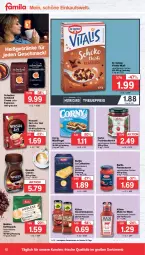 Gazetka promocyjna Famila - Prospekte - Gazetka - ważna od 28.01 do 28.01.2023 - strona 12 - produkty: aufstrich, barilla, beutel, corny, darbo, Dr. Oetker, eis, espresso, flasche, frucht, fruchtaufstrich, getränk, getränke, kaffee, kaffeepads, Kühne, mac, melitta, müsli, Müsliriegel, Nescafé, oder espresso, pasta, reis, riegel, sauce, saucen, Ti, vita, vitalis, vitalis müsli, ZTE