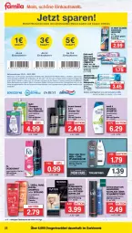 Gazetka promocyjna Famila - Prospekte - Gazetka - ważna od 28.01 do 28.01.2023 - strona 22 - produkty: arla, auer, beutel, bruno banani, bürste, coupon, coupons, creme, deo, deodorant, dove, Dr. Best, dusche, eis, elle, elvital, ente, erde, flasche, gin, Guhl, Haarlack, haarspray, HP, L´Oréal, lack, oder schaumfestiger, Odol, pasta, pflegedusche, reis, schaumfestiger, schwarzkop, schwarzkopf, sensodyne, shampoo, shampoo oder spülung, sofort-rabatt, spülung, syoss, Taft, Ti, vita, Yo, zahnbürste, zahncreme, zahnpasta, ZTE