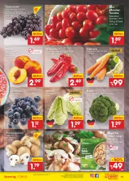 Gazetka promocyjna Netto Marken-Discount - Filial-Angebote - Gazetka - ważna od 17.09 do 17.09.2022 - strona 11 - produkty: angebot, asti, beere, beeren, bestpreis, beutel, braun, brokkoli, champignon, champignons, champignons braun, eis, fleisch, heidelbeere, heidelbeeren, knorr, knorr fix, paprika, paprika rot, pfirsich, pfirsiche, pflaume, pflaumen, reis, Schal, Schale, spitzkohl, Spitzpaprika, suppe, suppen, Ti, tomate, tomaten, trauben, ZTE