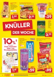 Gazetka promocyjna Netto Marken-Discount - Filial-Angebote - Gazetka - ważna od 17.09 do 17.09.2022 - strona 2 - produkty: bestpreis, chips, crunchips, die ofenfrische, Dr. Oetker, drink, Edelsalami, eis, energy drink, froop, jacobs, kaffee, kartoffel, kartoffeln, Käse, lorenz, lorenz crunchips, Müller, müller froop, ndk, Ofen, pfanni, pizza, reis, sac, salami, speisekartoffeln, Spezi, Ti, versandkostenfrei, wurst