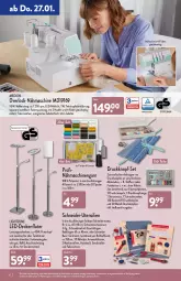 Gazetka promocyjna Aldi Nord - Aldi-Vorschau - Gazetka - ważna od 29.01 do 29.01.2022 - strona 20 - produkty: aufbewahrungsbox, decke, deckenfluter, dimmer, eis, gin, kissen, latte, Leuchte, LG, lightzone, medion, Nähmaschine, Ria, ring, Schere, schrauben, stifte, Teleskop, Ti, ZTE
