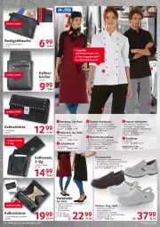Gazetka promocyjna Selgros - Gastronomie - Gazetka - ważna od 30.09 do 30.09.2022 - strona 18 - produkty: Bank, Bau, baumwolle, bürste, eis, fenster, hose, Jacke, Kette, küche, Küchen, Kugel, Lederschuhe, LG, schuhe, Schürze, Tasche, taschen, tee, Ti, Tipi, tisch, tuc, wasser, wolle