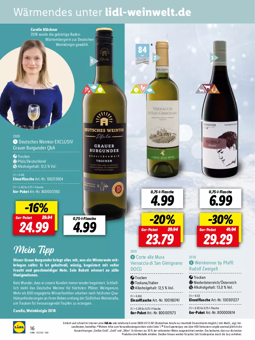 Aktueller Prospekt Lidl - Beste Weine für jeden Anlass - von 01.01 bis 31.01.2022 - strona 16 - produkty: ACC, alkohol, auer, Bad, Berger, burgunder, eis, erde, flasche, frucht, gin, grauer burgunder, gutschein, honig, honigmelone, honigmelonen, LG, melone, melonen, ndk, nuss, reis, ring, rwe, telefon, Ti, trauben, wein, weine, Zweigelt