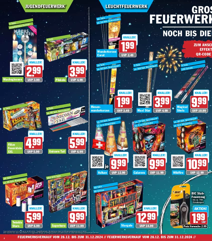 Aktueller Prospekt Aez - Prospekte - von 30.12.2025 bis 04.01.2026 - strona 2 - produkty: auer, eis, Feuerzeug, hero, Jugendfeuerwerk, kerze, lavera, Leuchtfeuerwerk, reis, rwe, Ti, Wild, ZTE