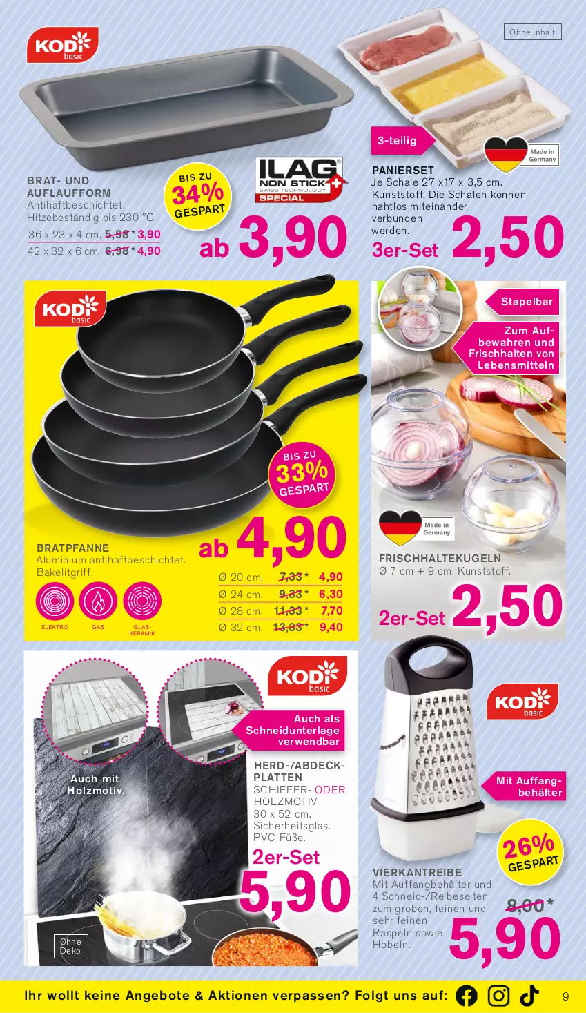 Aktueller Prospekt Kodi - Prospekte - von 01.01 bis 06.01.2023 - strona 9 - produkty: angebot, angebote, Behälter, bratpfanne, erde, Holz, Kugel, latte, lebensmittel, LG, pfanne, rwe, Schal, Schale, Ti