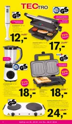 Gazetka promocyjna Kodi - Prospekte - Gazetka - ważna od 06.01 do 06.01.2023 - strona 10 - produkty: Becher, decke, Deckel, edelstahl, grill, grillfläche, HP, Kochplatten, kontaktgrill, latte, leine, Messbecher, Mixer, riegel, sandwich, Schal, Schale, stabmixer, standmixer, Ti, toast