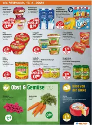 Gazetka promocyjna Vmarkt - Prospekte - Gazetka - ważna od 17.04 do 17.04.2024 - strona 23 - produkty: aufstrich, Becher, bonduelle, brezel, brot, brotaufstrich, brotaufstriche, dessert, ehrmann, elle, gewürz, Gewürzgurke, gewürzgurken, gurke, gurken, haltbare milch, hengstenberg, karotten, Käse, kerrygold, langnese, lorenz, milch, ndk, Popp, saltletts, schnittkäse, Ti, weihenstephan, würfel